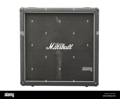 Marshall guitar cabinet Stock Photo - Alamy