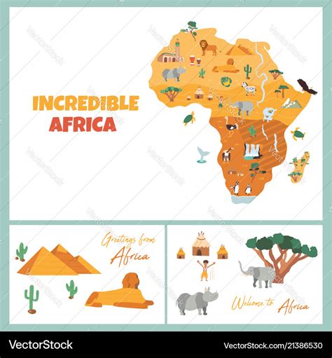 Landmarks In Africa Map