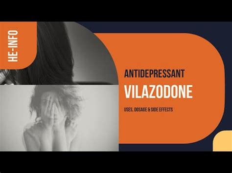 #vilazodone | Uses, Dosage, Side Effects & Mechanism | Viibryd - YouTube