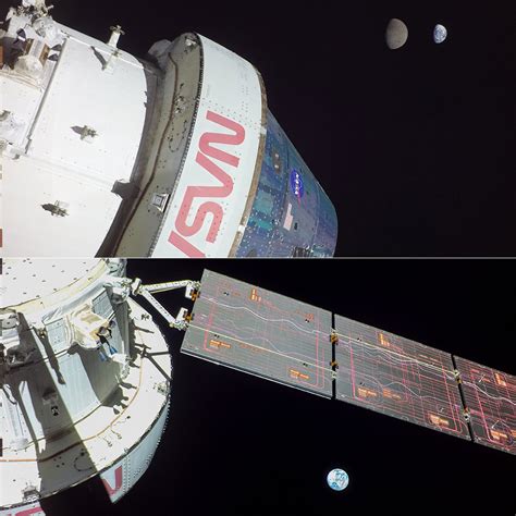 NASA's Orion Spacecraft Captures the Moon and Earth in a Single Photograph - TechEBlog