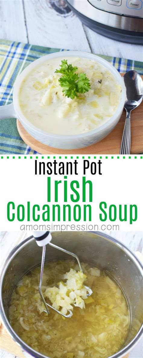 Easy Irish Recipes: Instant Pot Irish Colcannon Soup