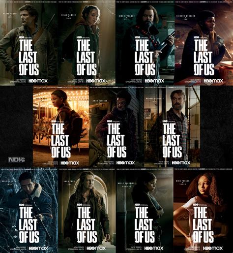 The Last of Us HBO Series Character Posters Released!