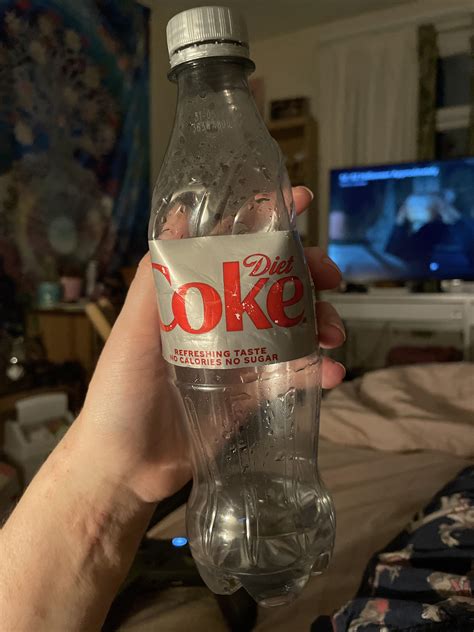 Water in Diet Coke bottle : r/notinteresting