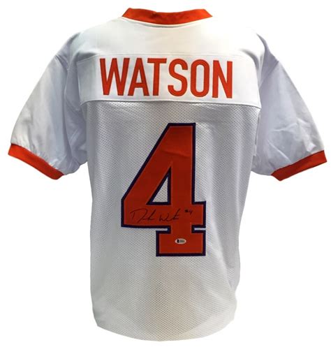 Deshaun Watson Signed Clemson Tigers Jersey (Beckett COA) | Pristine Auction