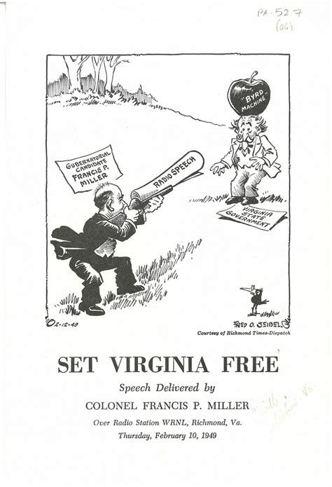 Campaign Literature collection - Virginia Governor - The Albemarle ...