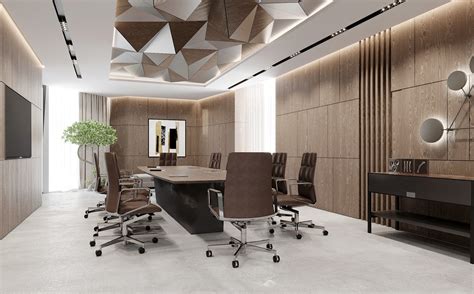 Board meeting room on Behance