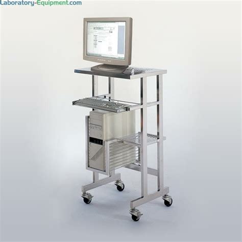 Cart; Medical, Computer, Roll Stand, Variable Height, GCX Corp. 9600-82A