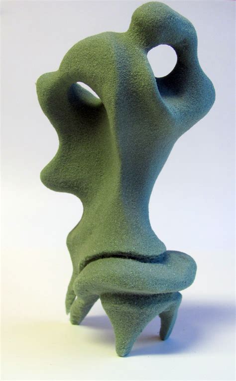 Green Foam Sculpture on Behance