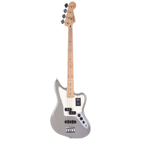 Fender Player Jaguar Bass Silver – Chicago Music Exchange