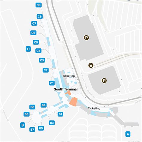 Anchorage Airport South Terminal Map & Guide