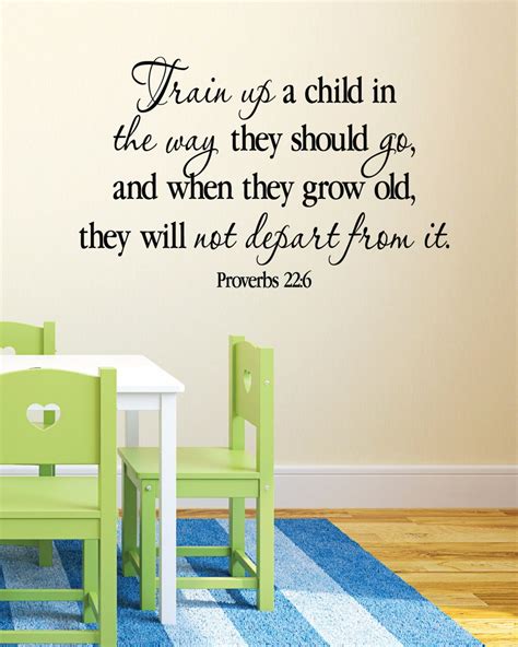 Proverbs 22:6 Train up a Child in the Way They Should Go - Etsy