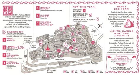 Festival of Lights, map (1994) | Cincinnati Zoo & Botanical … | Flickr