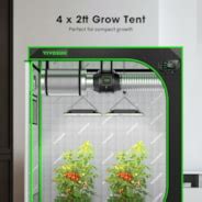 VIVOSUN 4x2 Grow Tent, Advanced Hydroponic Indoor Grow Tent 48" x 24" x 60"