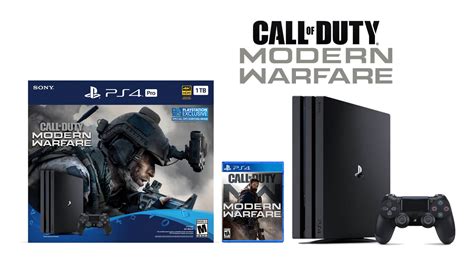 Call of Duty: Modern Warfare PS4 Pro Bundle Revealed - Gameslaught