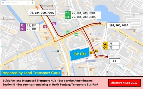 Bukit Panjang ITH Service Amendments – Section II | Land Transport Guru