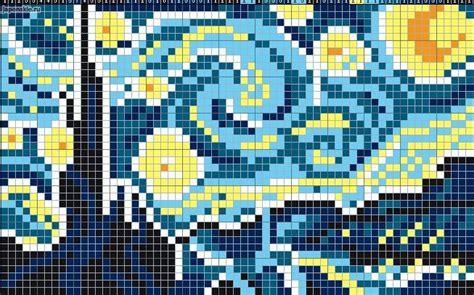 pixel art grid starry night Pixel starry night pixilart - Pixel Art Grid