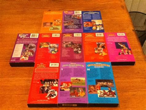 Lot Of 11 Disney Sing Along Songs VHS | #1860657960