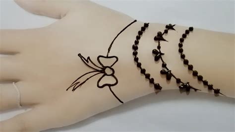 [View 35+] 15+ Tattoo Hand Simple Mehndi Design Images GIF