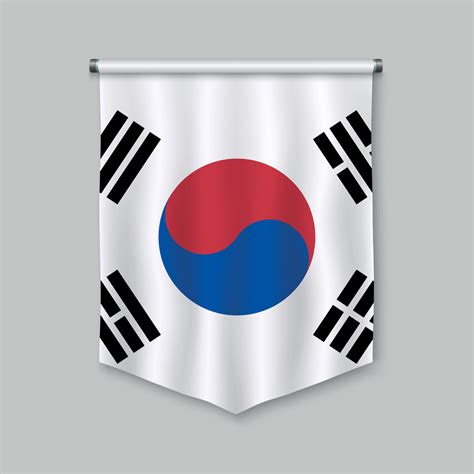 pennant with flag 10995414 Vector Art at Vecteezy