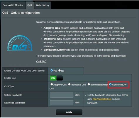 ASUS RT-AX86U router setup for GeForce NOW | NVIDIA