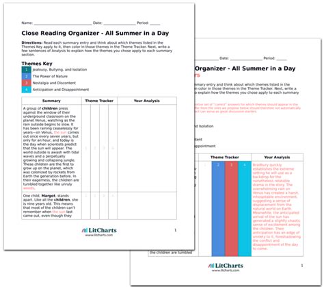 All Summer in a Day Character Analysis | LitCharts