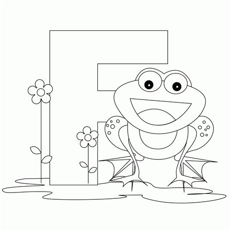 Free Printable Letter F Coloring Pages