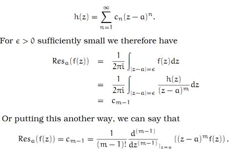 Complex Analysis: #16 Residues Calculus | Physics Reference