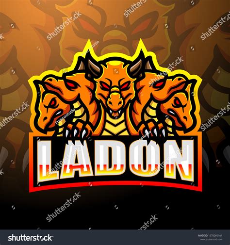 Ladon mascot esport logo design - Royalty Free Stock Vector 1978260161 ...