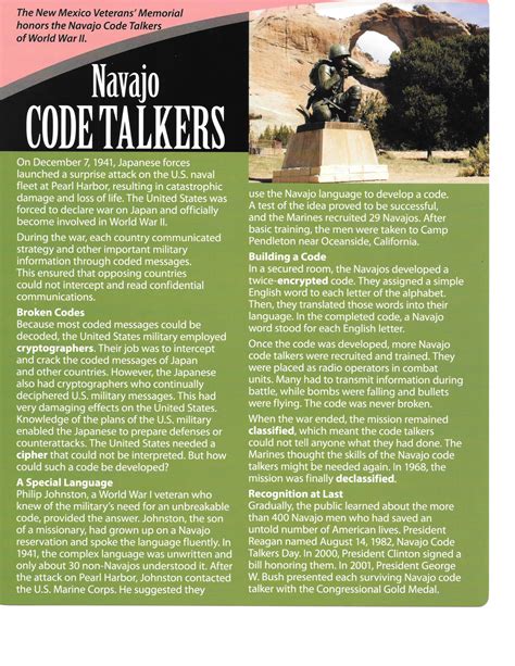 Navajo Code Talkers - Kristen Mace | Library | Formative