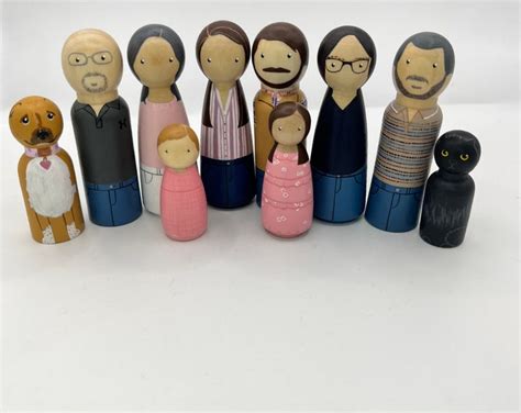 Custom Family Peg Dolls - Etsy