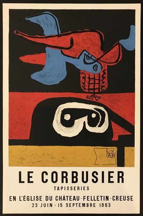 Le Corbusier, Tapisseries, 1963 Lithograph Poster | Denis Bloch Fine Art