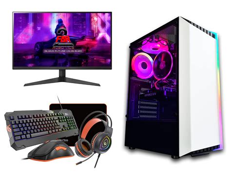 Buy 2FR Complete RGB Gaming PC Set - 24 Inch 144Hz Monitor, Keyboard ...