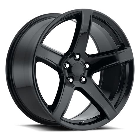 20" Staggered Hellcat HC2 Style Wheels Gloss Black Dodge Challenger 300 Charger Magnum Set of 4 ...