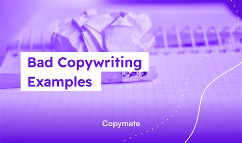 Bad Copywriting Examples - Copymate