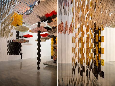 Jacob Hashimoto SkyFarm Fortress at the Mary Boone Gallery