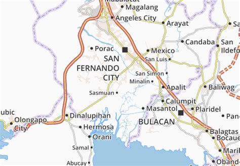 Magalang Pampanga Road Map