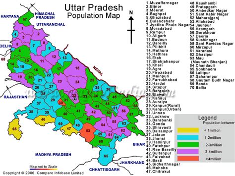 Uttar Pradesh Population as per Census 2001