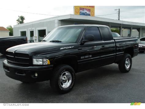 1999 Black Dodge Ram 1500 Sport Extended Cab 4x4 #51825059 Photo #9 | GTCarLot.com - Car Color ...