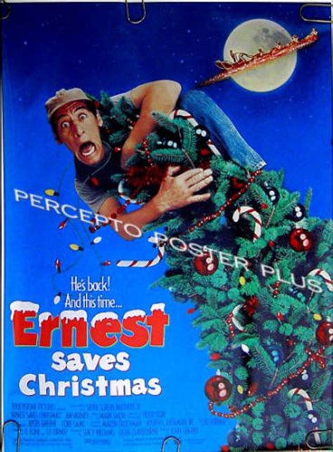 ERNEST SAVES CHRISTMAS ~ '88 Promo Movie Poster ~ JIM VARNEY / HOLIDAY