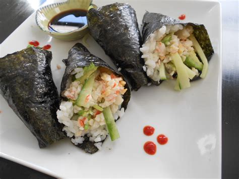 Spicy California Hand Roll - Simple Recipes