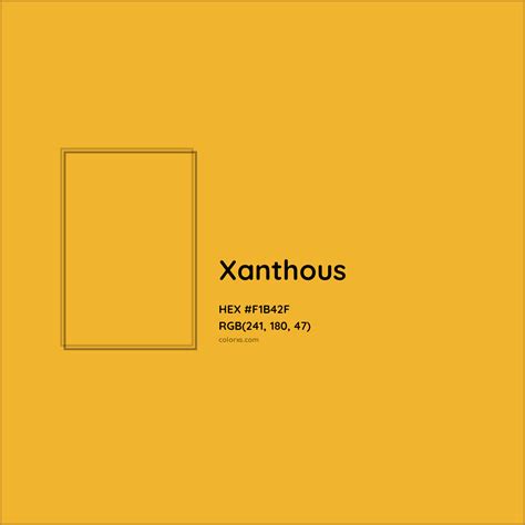 About Xanthous - Color meaning, codes, similar colors and paints - colorxs.com