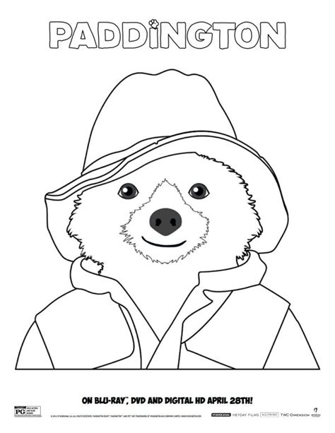 Free Paddington Coloring Sheet - Mama Likes This