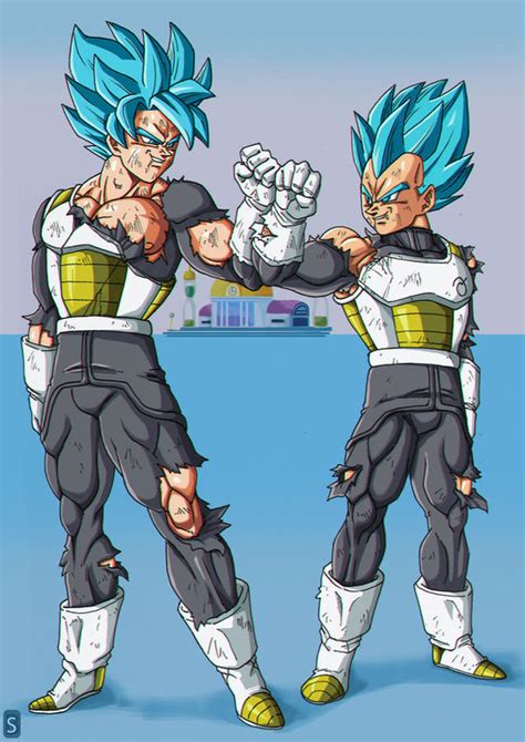 Goku-Vegeta 3Y Training by bloodsplach on DeviantArt