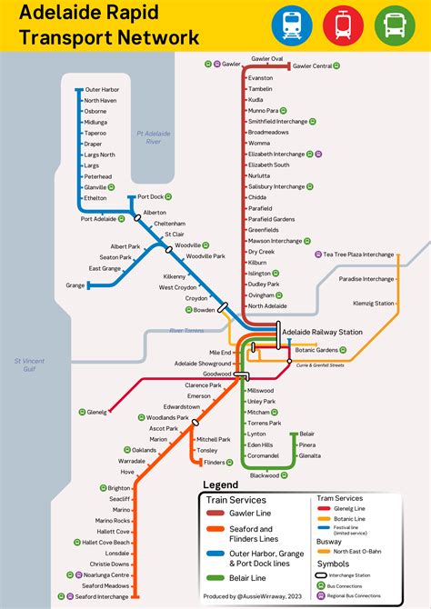 Redesigned Adelaide Metro's infrastructure map for a bit of fun, as I reckon their current ...