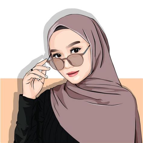 Gambar Kartun Wanita Muslimah Berhijab Terbaru | Girl cartoon, Islamic cartoon, Girls cartoon art