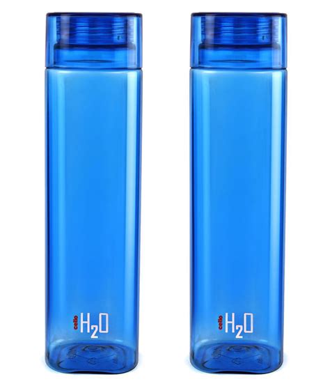 Cello H2o Blue 1000 ml PET Water Bottle Set of 2: Buy Online at Best Price in India - Snapdeal