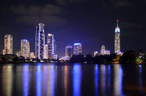 Gold Coast skyline by night – AI Sydney