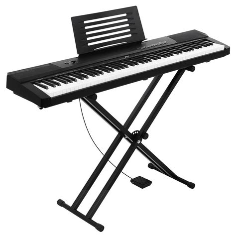 Alpha 88 Keys Electronic Piano Keyboard Electric Holder Music Stand ...