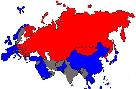 Map Of Ussr 1950