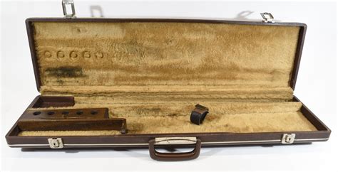 Hard Leather Double Barrel Shotgun Case - Landsborough Auctions